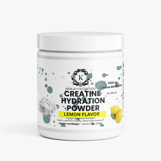 Creatine Hydration Powder 10.6 OZ 5000 mg  Lemon Flavor